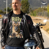 Trendy Bootleg Gepersonaliseerde Hond Foto 90s T-shirt
