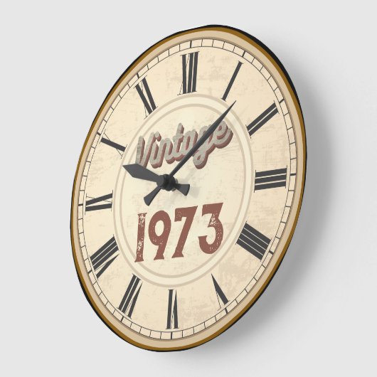 TRENDY BORN  1973 ROMAN NUMERALS GROTE KLOK (Hoek)