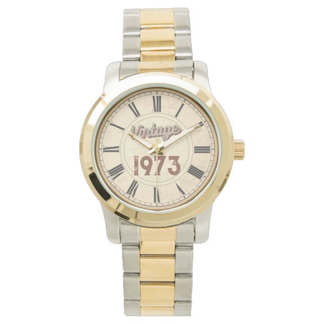TRENDY BORN  1973 ROMAN NUMERALS HORLOGE (Voorkant)