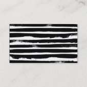 TRENDY BORSTEL STREEK vet schattig geschilderd zwa Visitekaartje (Achterkant)