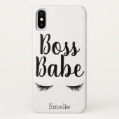 Trendy Boss Babe Eyelashes Case-Mate iPhone Case (Achterkant)