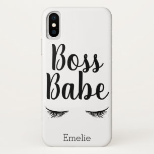 Trendy Boss Babe Eyelashes Case-Mate iPhone Case