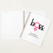 Trendy Boss Lady Moderne Typografie Planner (Display)