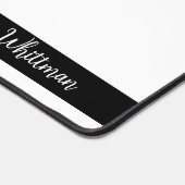 Trendy Boss Lady Moderne Typografie Strepen Bureaumat (Hoek)