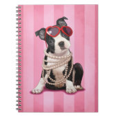 Trendy Boston Terrier Notitieboek (Voorkant)