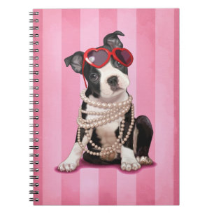 Trendy Boston Terrier Notitieboek