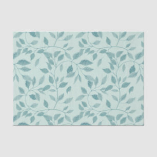 Trendy Botanical Greenery Pattern Tissuepapier