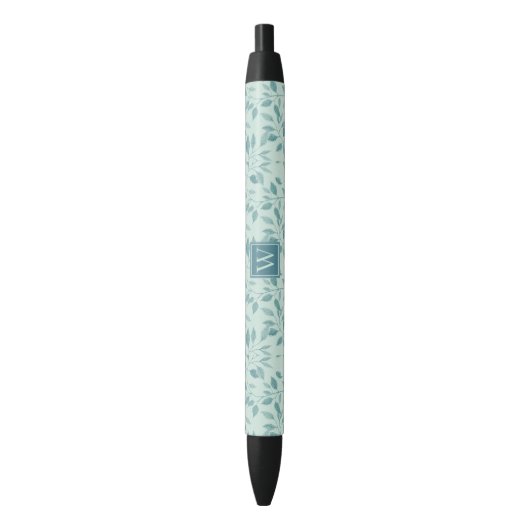 Trendy Botanical Greenery print met een afbeelding Zwarte Inkt Pen (Voorkant Verticaal)