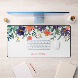 Trendy botanisch bladpatroon gemerkt decal bureaumat