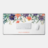 Trendy botanisch bladpatroon gemerkt decal bureaumat (Keyboard & Muis)