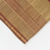 Trendy Bourgogne Gold Luxe Linnen Collectie Fleece Deken (Hoek)