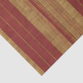 Trendy Bourgogne Gold Luxe Linnen Collectie Tissuepapier (Detail)