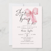 Trendy Bow Ze bindt het knoop Vrijgezellenfeest Kaart (Voorkant)