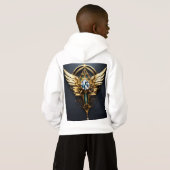 Trendy Boy's Graphic Hoodie - Comfortabel & Stijlv (Achterkant volledig)