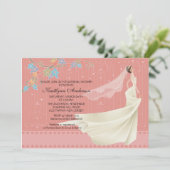 Trendy Bride Bridal Shower Kaart (Staand voorkant)