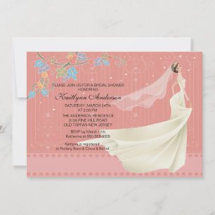 Trendy Bride Bridal Shower Kaart