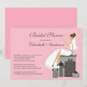 Trendy Bride Bridal Shower Kaart (Voorkant / Achterkant)