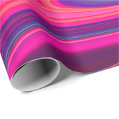 Trendy Bright Blauw Roze Groen Abstract Patroon Cadeaupapier (Rol Hoek)