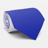 Trendy Bright Blue tot Bright White Ombre gradiënt Stropdas (Opgerold)