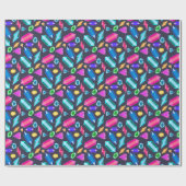 Trendy Bright Rainbow Pareltjes juwelen Cadeaupapier (Vlak)