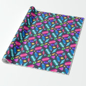 Trendy Bright Rainbow Pareltjes juwelen Cadeaupapier (Uitgerold)
