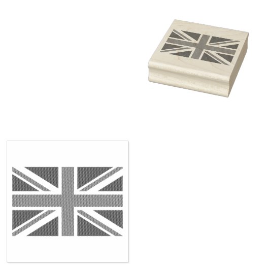 Trendy Britse vlag Rubberstempel (Gestempeld)