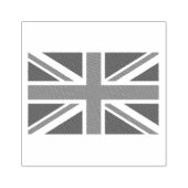 Trendy Britse vlag Rubberstempel (Afrduk)