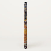 Trendy Brown Faux Marble Stone Case-Mate iPhone Case (Achterkant / rechts)