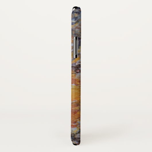 Trendy Brown Faux Marble Stone Case-Mate iPhone Case (Achterkant / rechts)