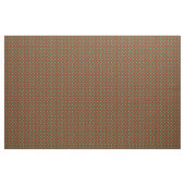 Trendy Brown Turquoise Blue Polka Dot Pattern Stof (Yard (91,4 cm))