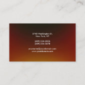 Trendy Browny Red Grey Stylish Visitekaartje (Achterkant)