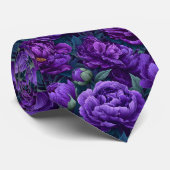 Trendy Bruidsjonker Cadeau Pioenrozen Bloemig Stropdas (Opgerold)