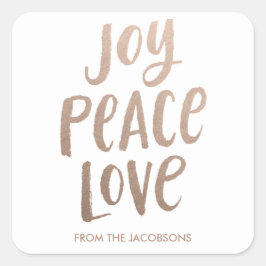 Trendy Brush Lettering Stickers - Roos Gold