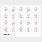 Trendy Brush Lettering Stickers - Roos Gold (Vel)