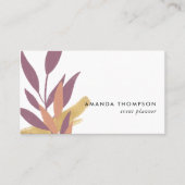 Trendy Brush Strokes Collage Visitekaartje (Voorkant)