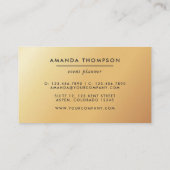 Trendy Brush Strokes Collage Visitekaartje (Achterkant)