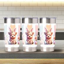 Trendy Brushstroke Paas Highland Koe 20oz