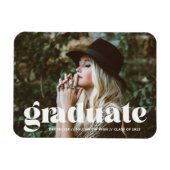 Trendy Bubble Afstuderen Flexible Photo Magnet Magneet (Horizontaal)