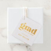 Trendy Bubble Graduation Party Bedankjes Labels (Met doos)