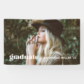 Trendy Bubble Graduation Party Spandoek (Horizontaal)