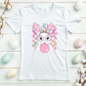 Trendy Bubblegum Bunny Easter; Schattigee pastel T-shirt
