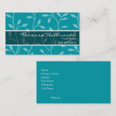 Trendy Bud Vines Business Card-sjabloon Visitekaartje (Voorkant / Achterkant)