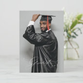 TRENDY BUDGET Aankondiging Afstuderen foto's (Staand voorkant)