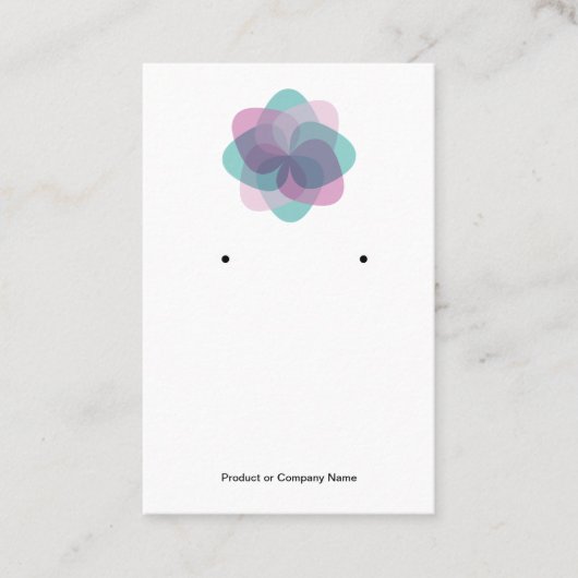 Trendy Budget Sieraden Display Kaarten Visitekaartje (Voorkant)