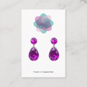 Trendy Budget Sieraden Display Kaarten Visitekaartje (Voorkant)