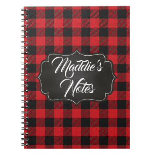 Trendy Buffalo Check Foto Persoonlijk Notitieboek