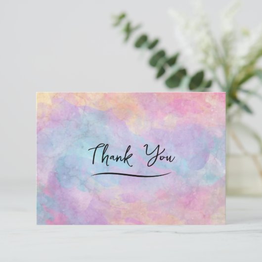 Trendy bulk business bedankkaarten bedankkaart (Staand voorkant)