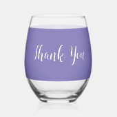 Trendy Bulk Dank u Thema Custom Wijnglas Zonder Voet (Voorkant)