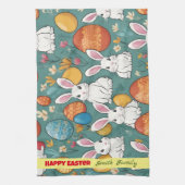 Trendy Bunny Paasfeest Collectie Theedoek (Verticaal)