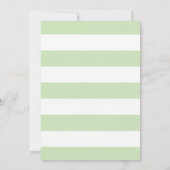 Trendy Bunny Rabbit Theme Baby shower Kaart (Achterkant)